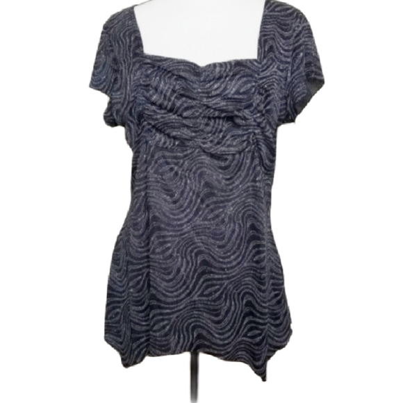 dressbarn Tops - DRESSBARN COLLECTION RUCHED BLOUSE